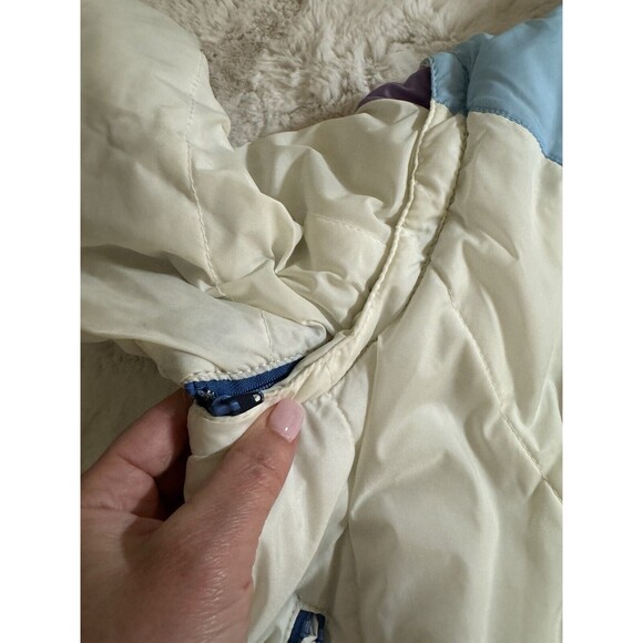 Scoop Blue, Purple, White Reversible Puffer Jacket - Picture 5 of 10